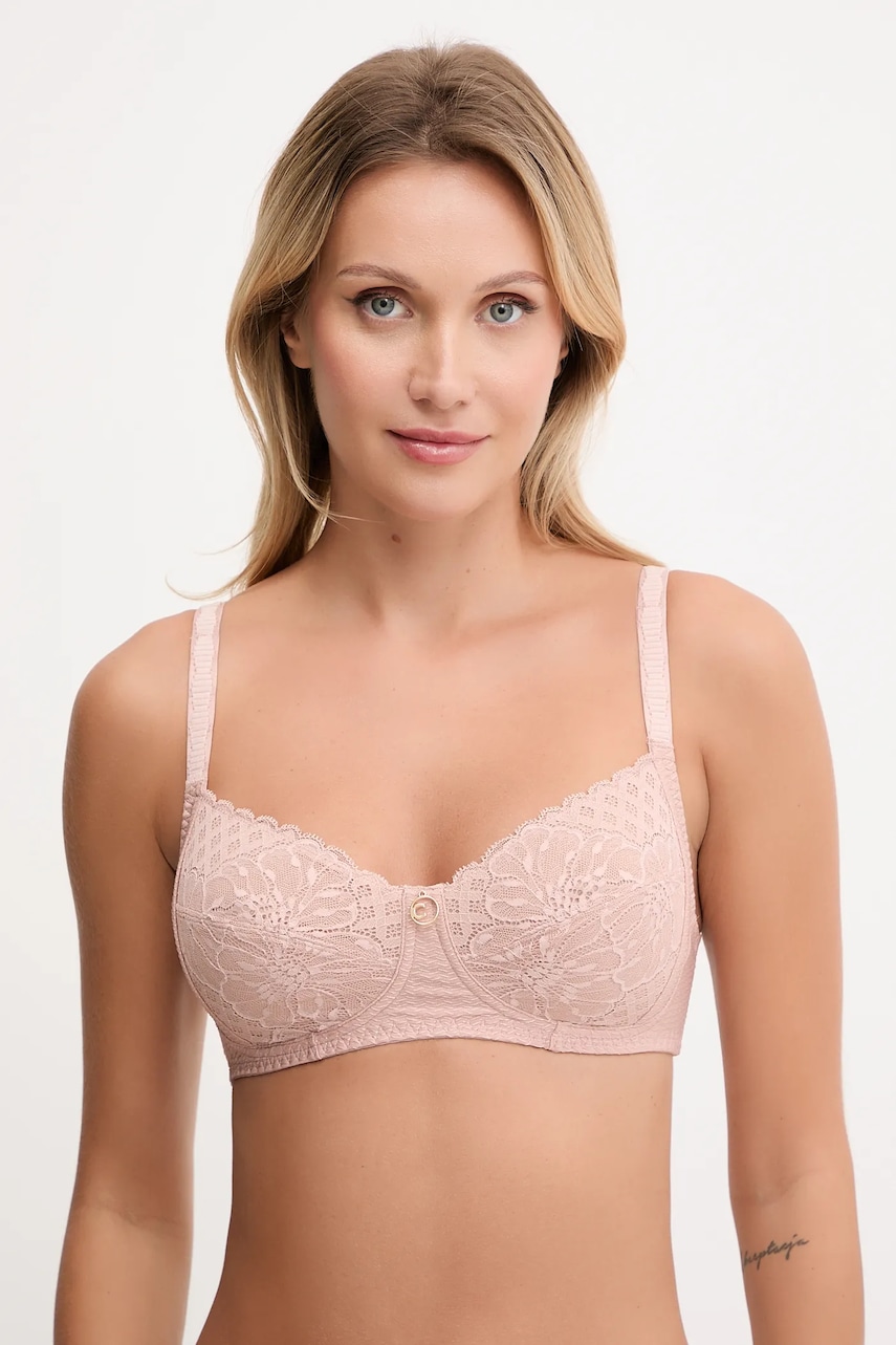 Chantelle sutien SUBLIME culoarea bej, dantela, cu model, C19WP0