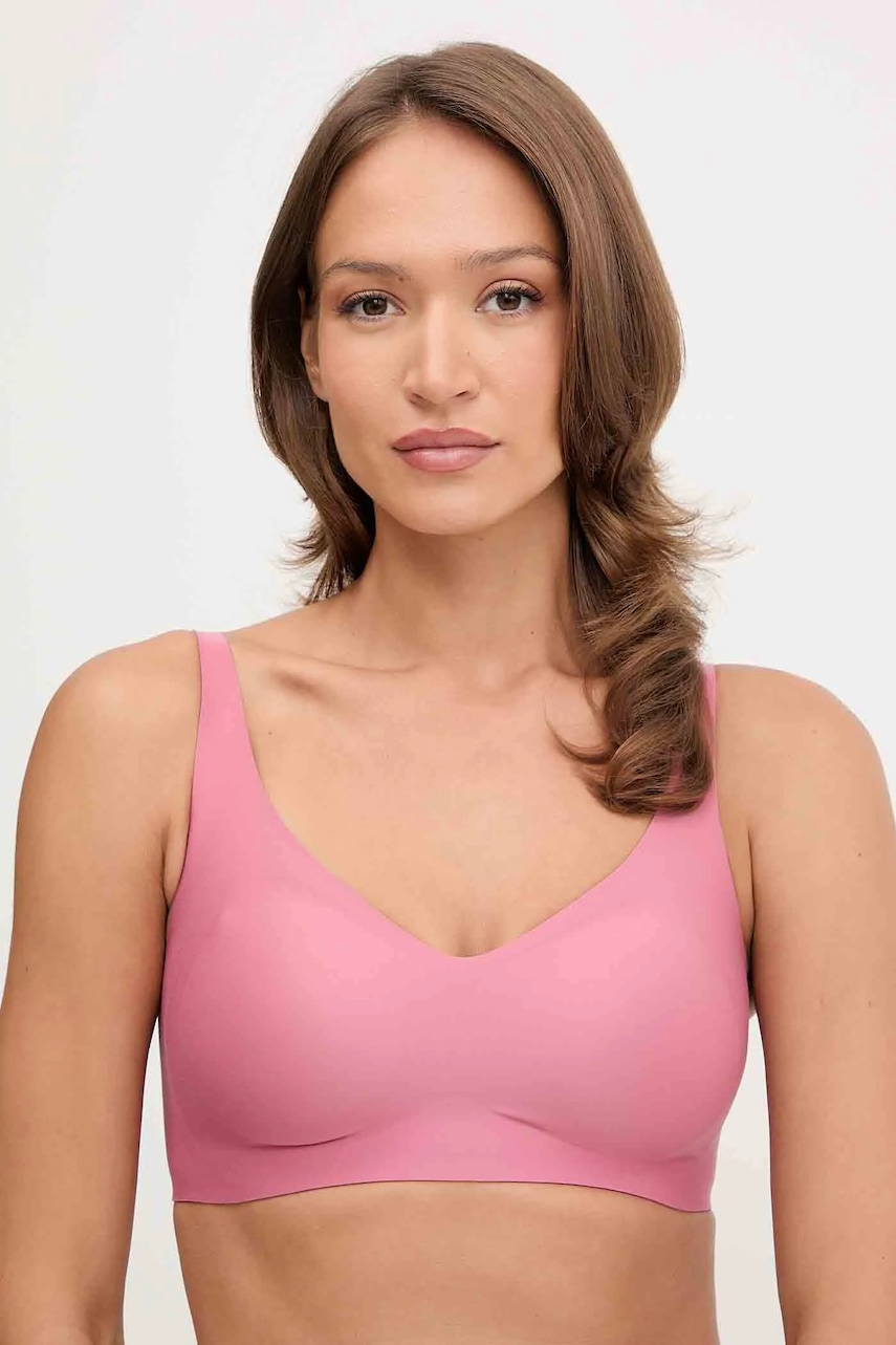 Chantelle sutien SOFTSTRET culoarea roz, uni, C26BQB