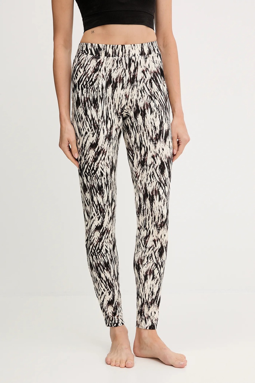 Chantelle pantaloni de pijama LORAINE culoarea alb, FNALE0