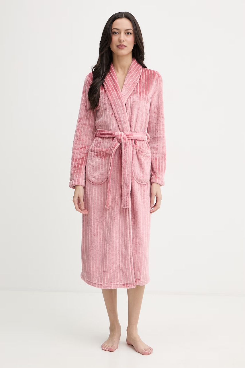 Chantelle szlafrok frotte damski różowy