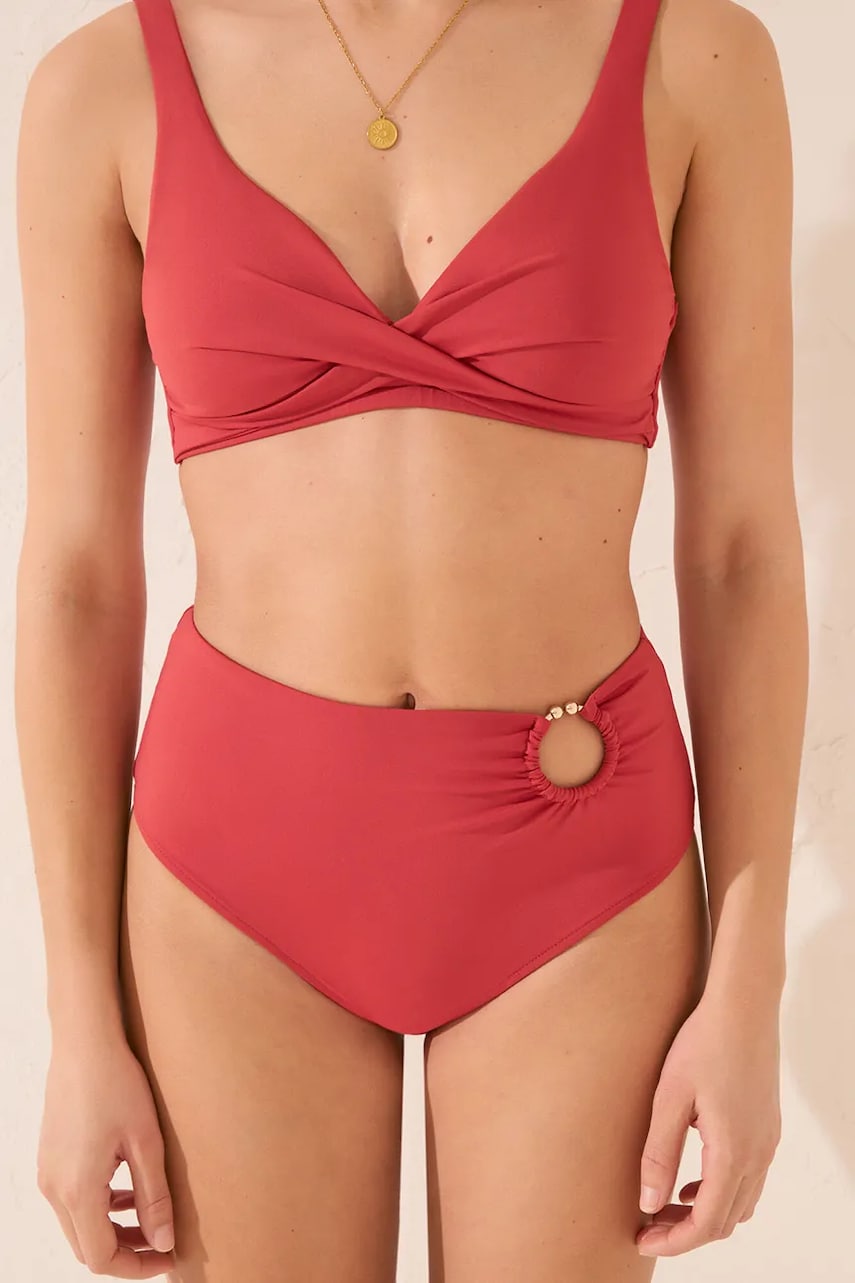 women\'secret chiloți de baie culoarea bordo, 6469699
