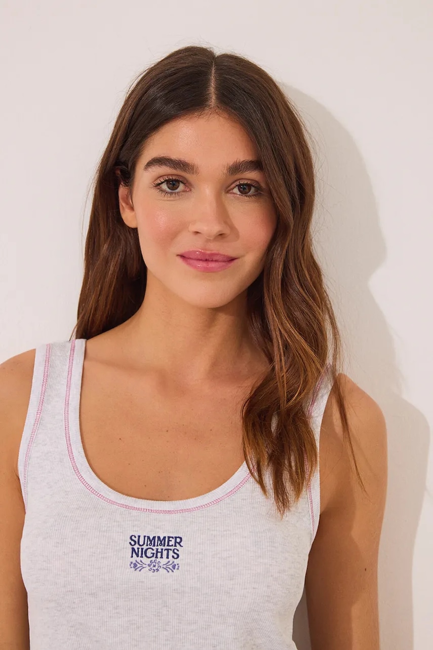 Пижама womensecret цвет серый 3599197 Пижама womensecret цвет серый 3599197