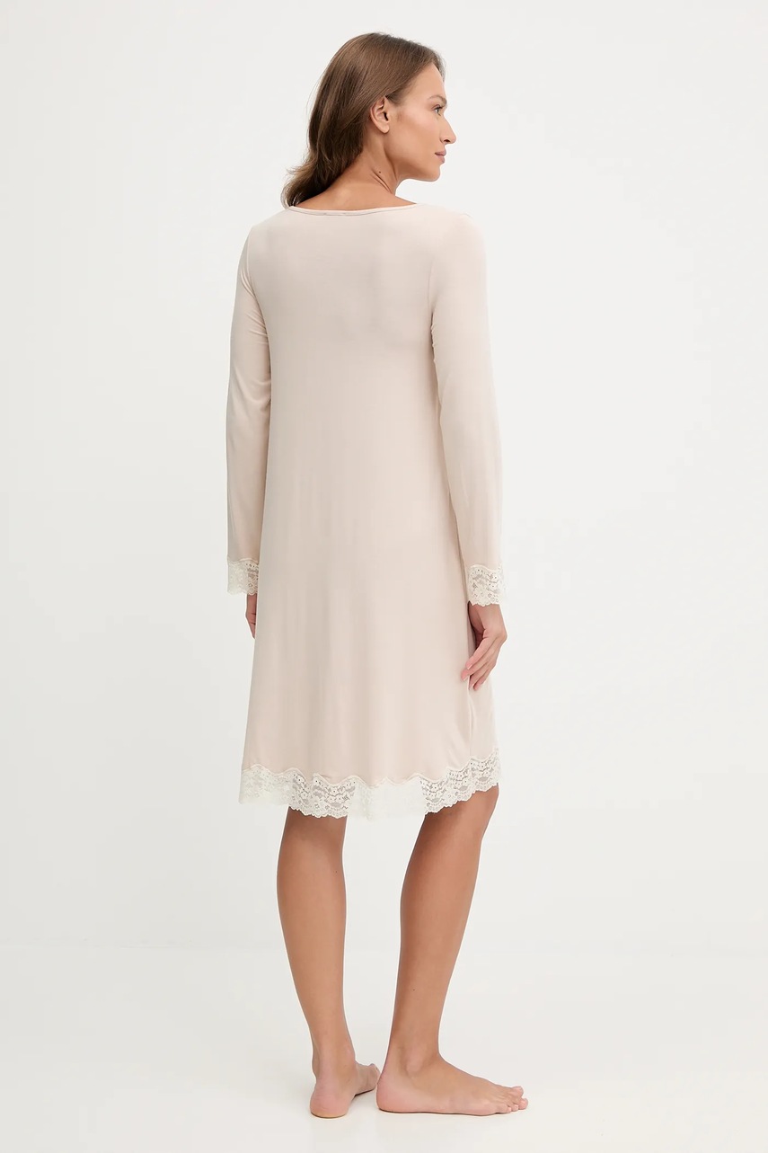 Ночная рубашка United Colors of Benetton цвет бежевый 3Z123C01J