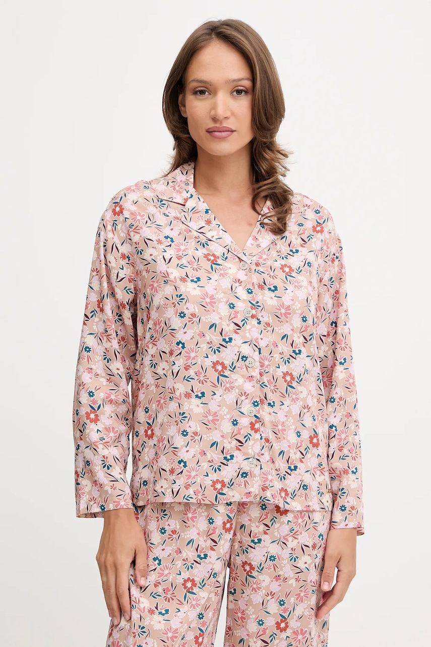 Пижама United Colors of Benetton цвет оранжевый 4W313P00U