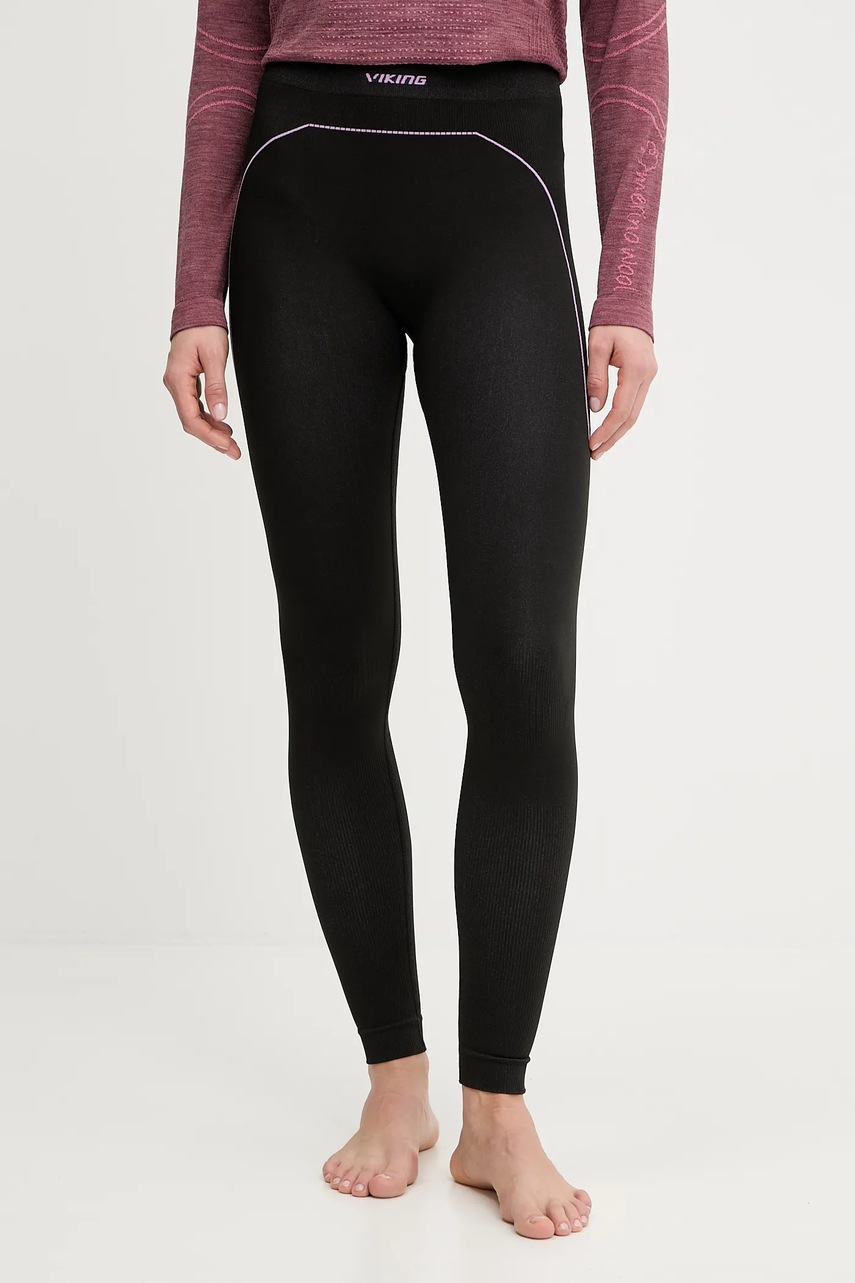 Levně Funkční legíny Viking Etna 2.0 černá barva, 500/27/6048