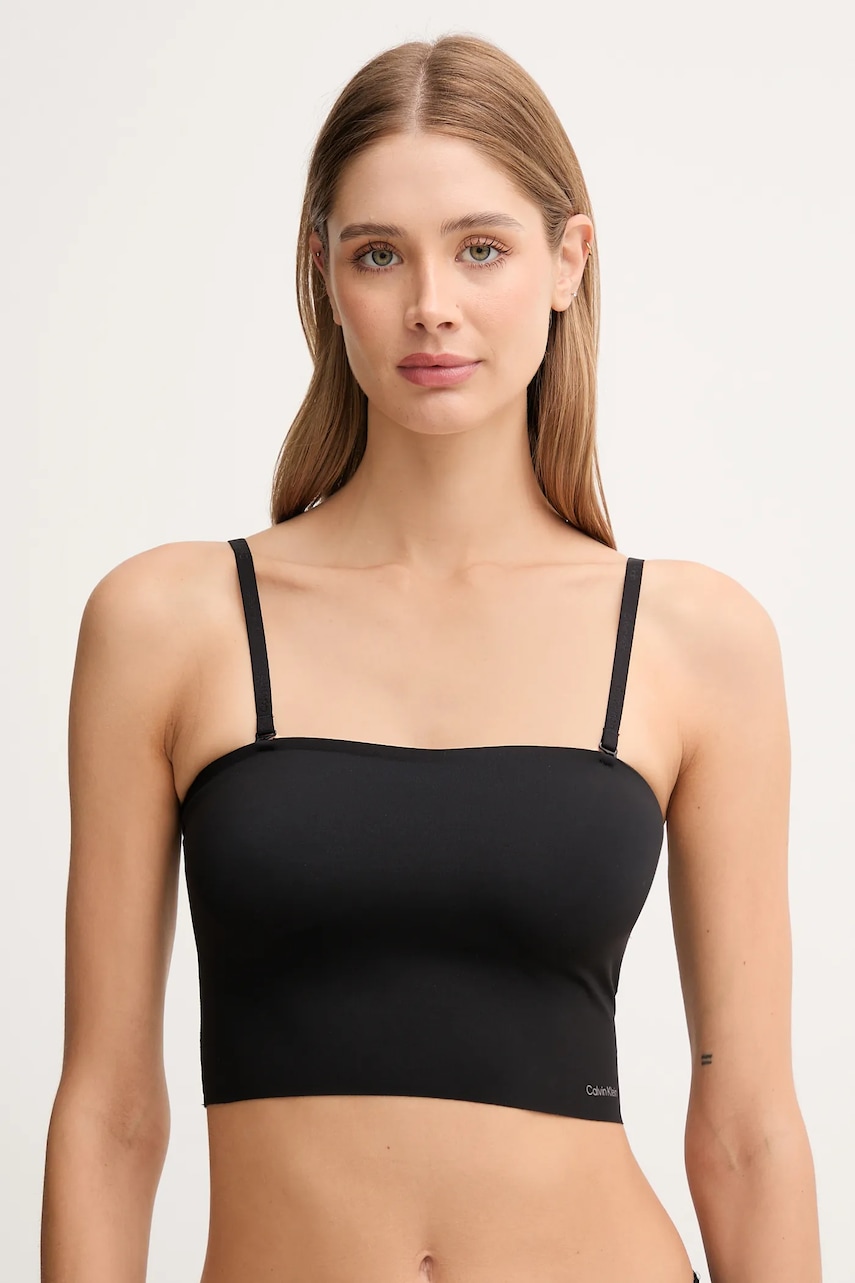 

Сутиен Calvin Klein Underwear в черно с изчистен дизайн LV00QF8419, Черен