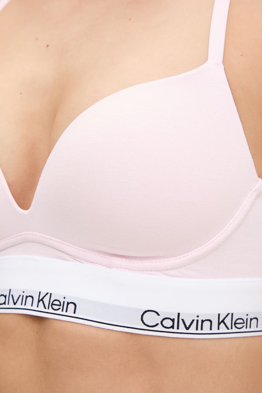 Calvin Klein Underwear podprsenka plunge s bavlnou
