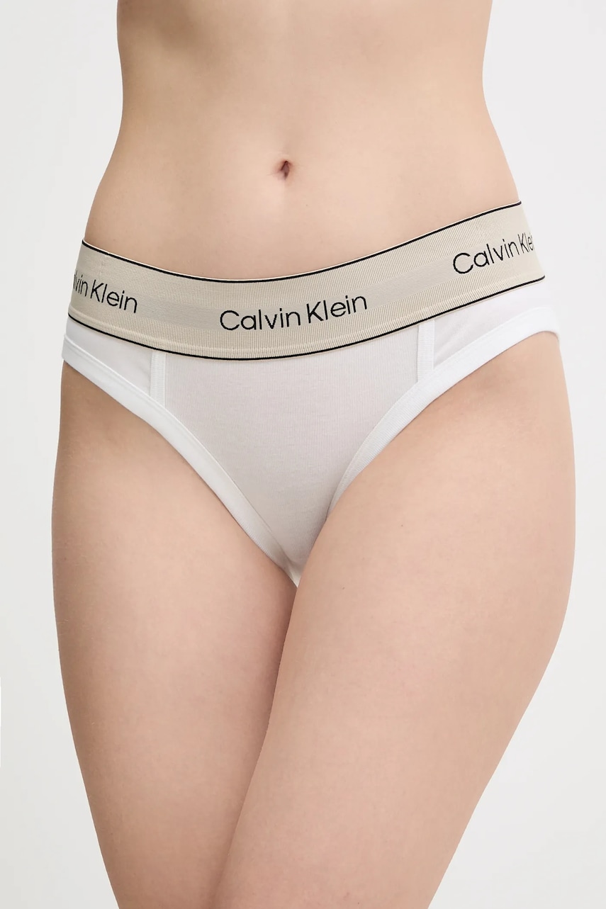 

Бикини Calvin Klein Underwear в бяло LV00QF8598, Бял