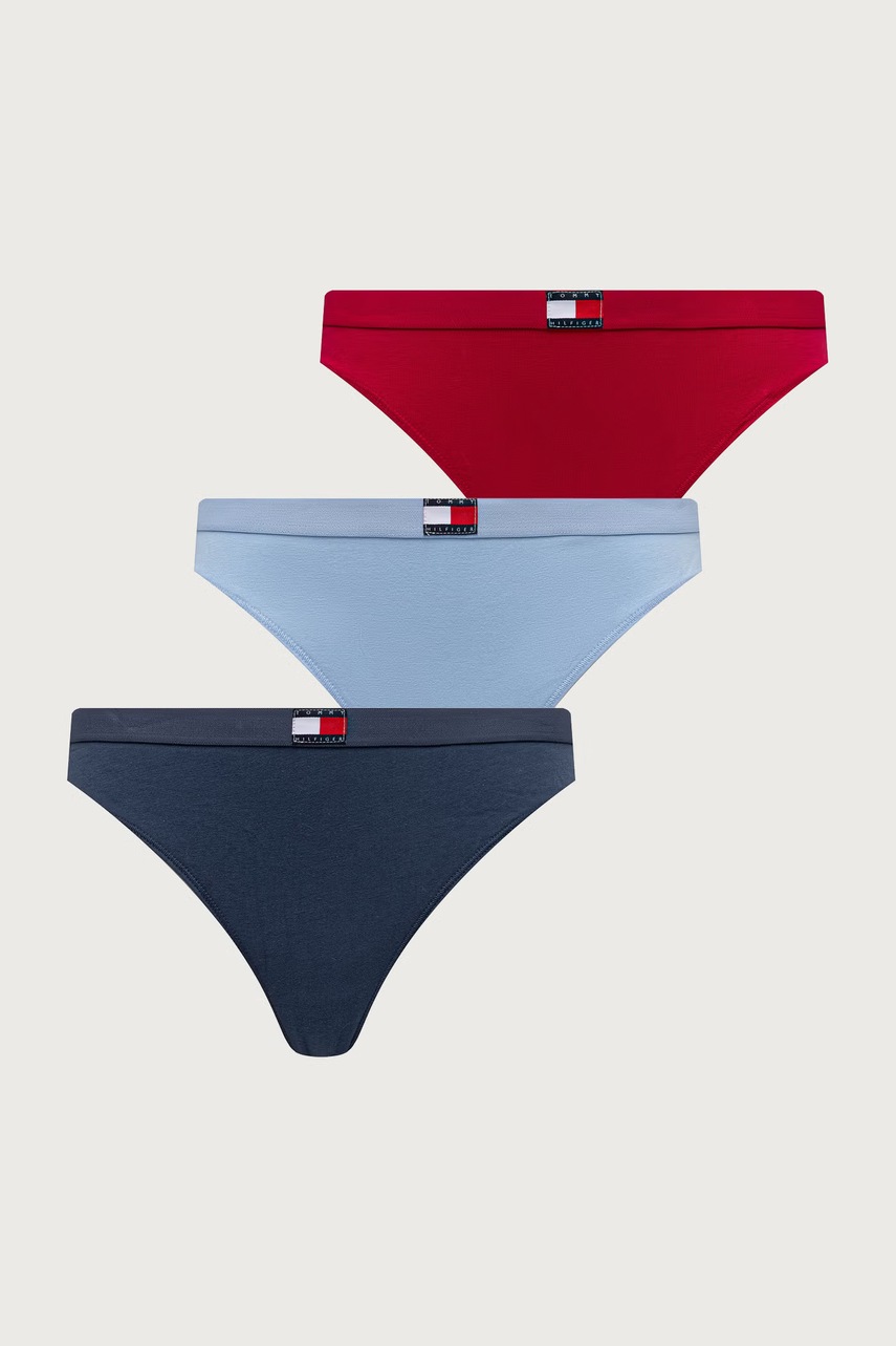 Tommy Hilfiger tangá dámske s bavlnou 3-pak