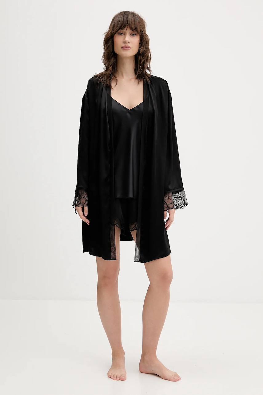 Hedvábný župan Calvin Klein Underwear