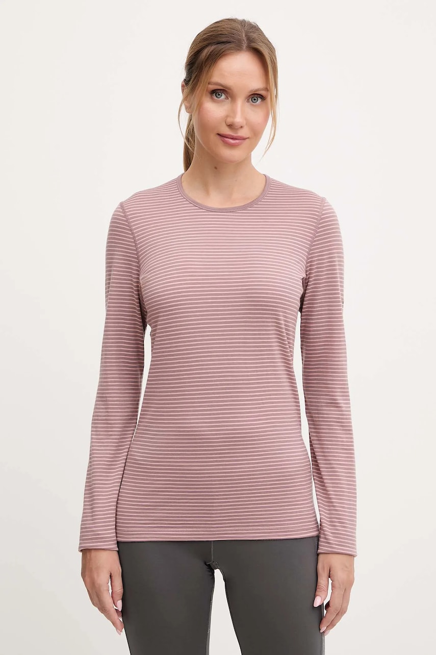 Icebreaker longsleeve funcțional 200 Oasis culoarea roz, IB1043750K51