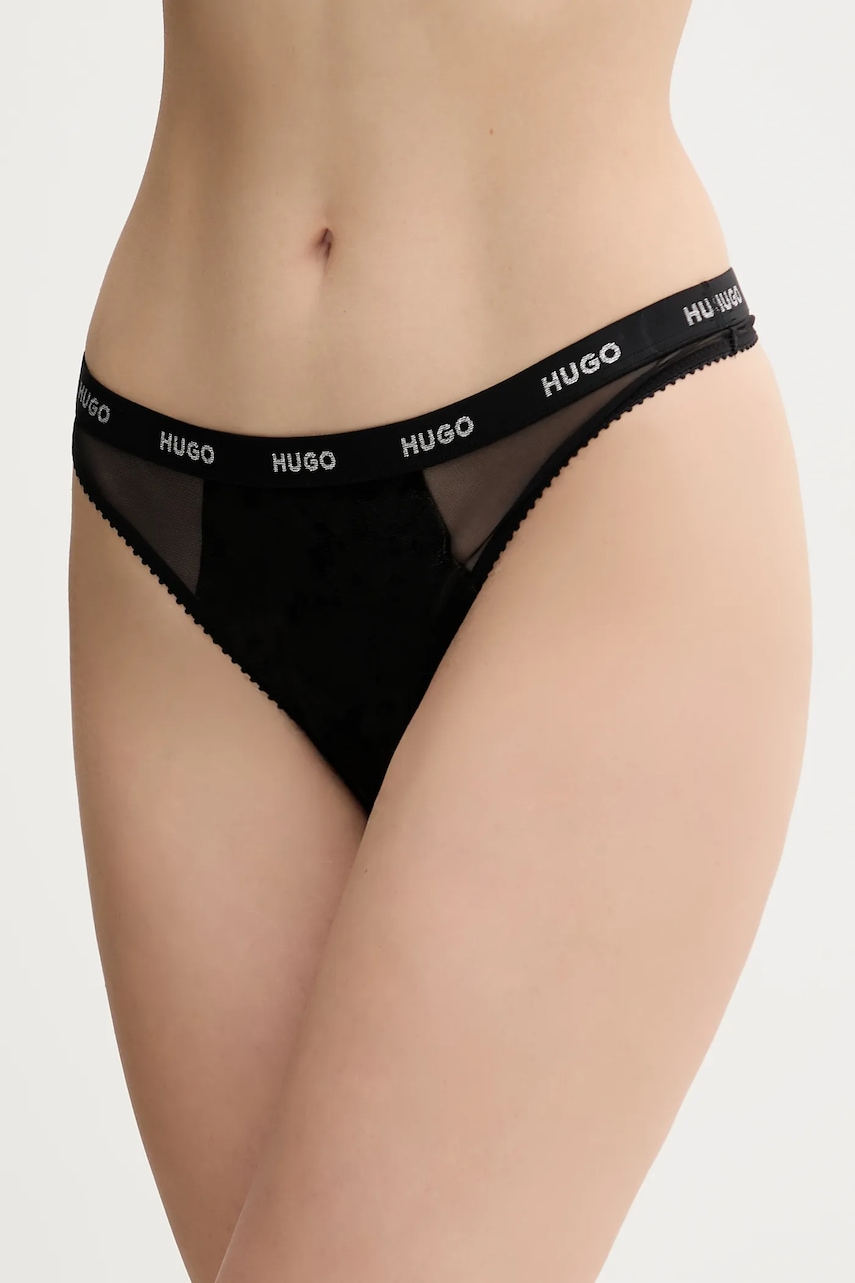 HUGO tanga culoarea negru, 50549912