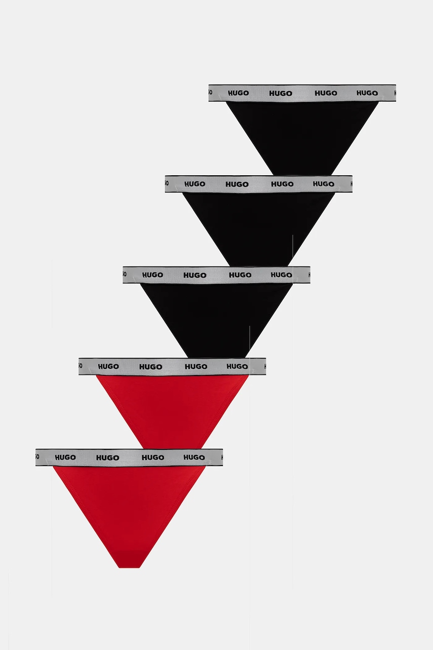 HUGO tanga 5-pack culoarea negru, 50550088
