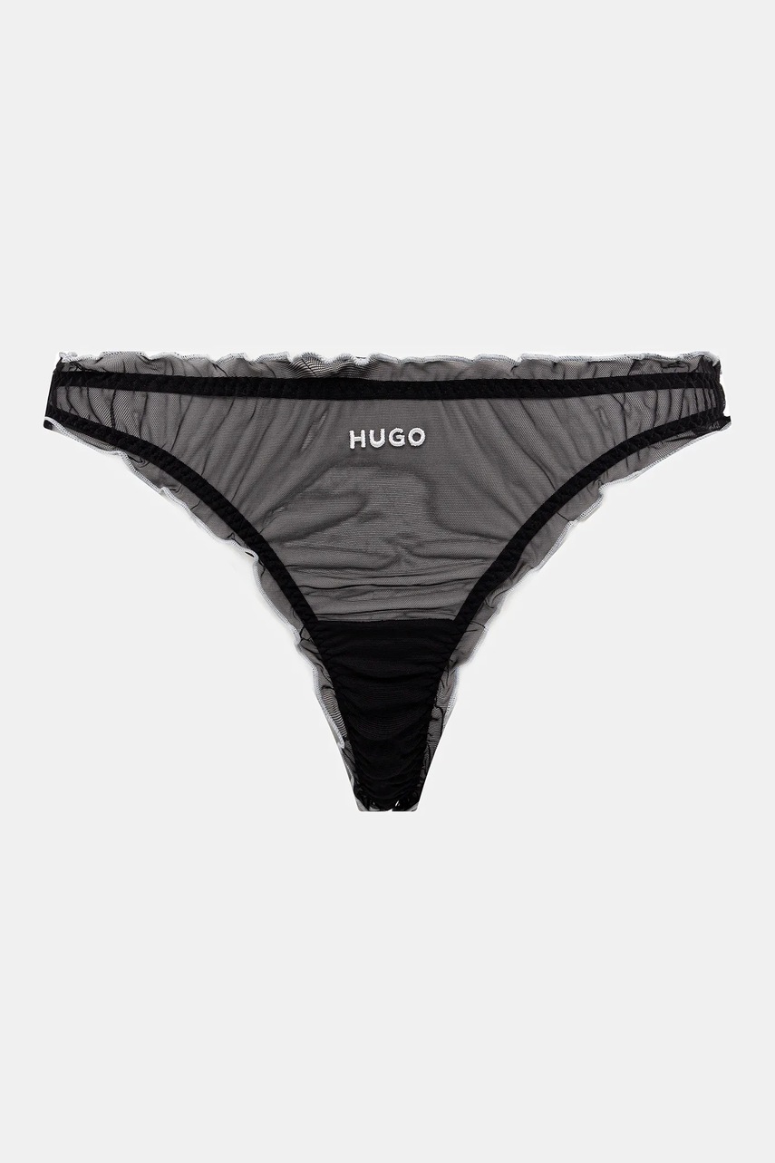 HUGO tanga 3-pack culoarea negru, transparent, 50550109