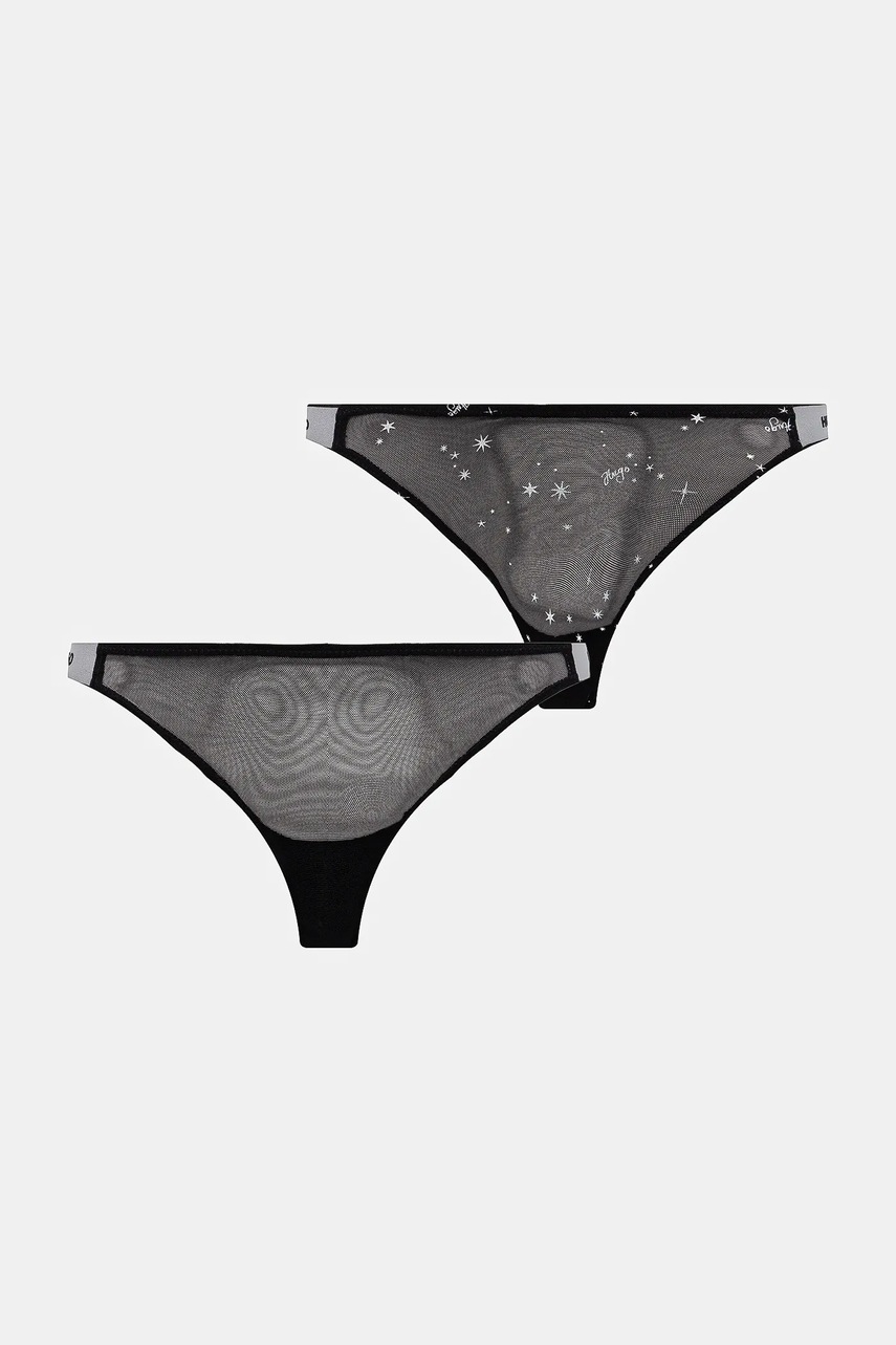 HUGO tanga 3-pack culoarea negru, 50550125