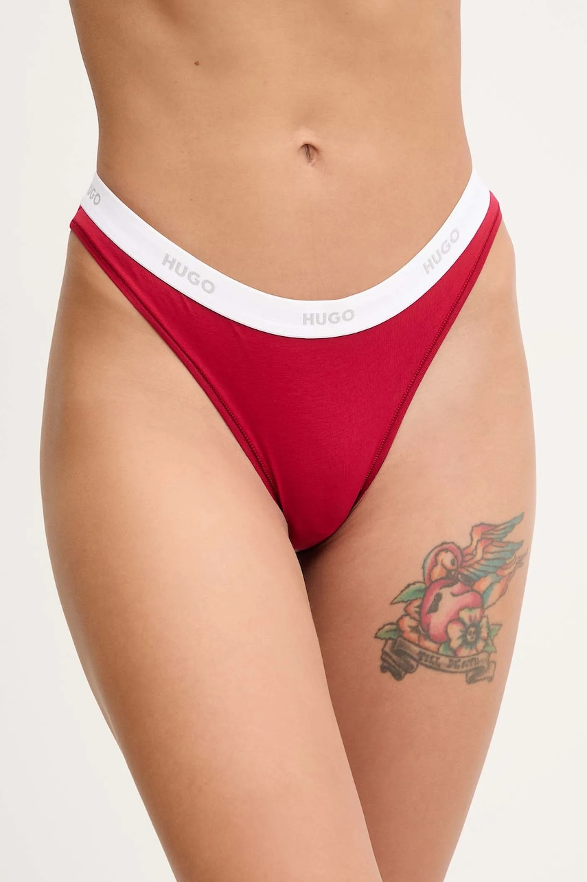 HUGO tanga culoarea roșu, 50557101