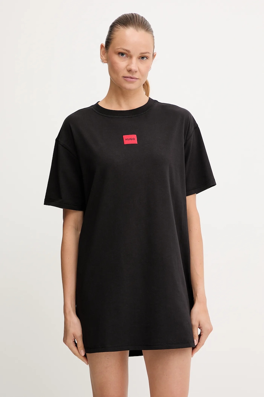 HUGO tricou de pijama culoarea negru, 50549918