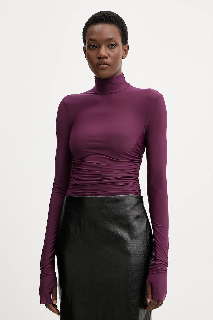 Aniye By body culoarea violet, uni, 181410