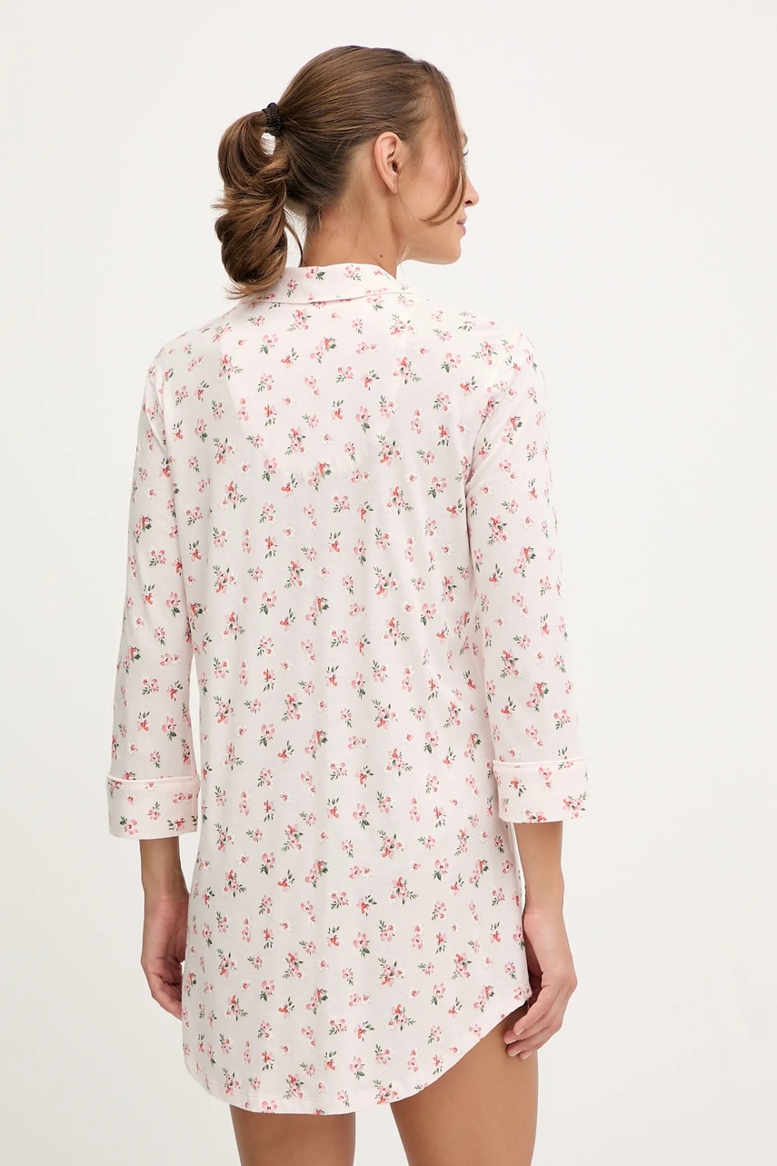 Ночная рубашка Lauren Ralph Lauren цвет розовый ILN32440 Ночная рубашка Lauren Ralph Lauren цвет розовый ILN32440