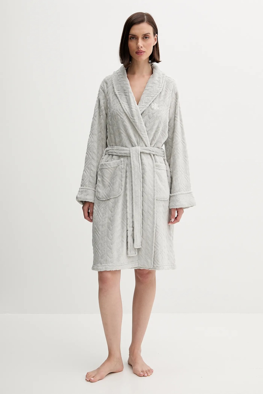 

Халат Lauren Ralph Lauren в сиво ILN42455, Сив