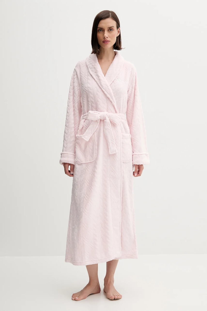 Lauren Ralph Lauren szlafrok kolor różowy ILN52455