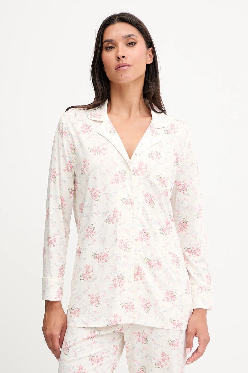 Пижама Lauren Ralph Lauren цвет бежевый ILN92443 Пижама Lauren Ralph Lauren цвет бежевый ILN92443