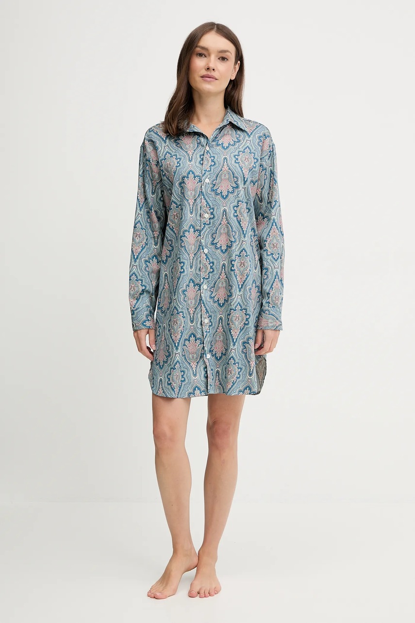 

Нощница Lauren Ralph Lauren дамска в синьо ILN32476, Син