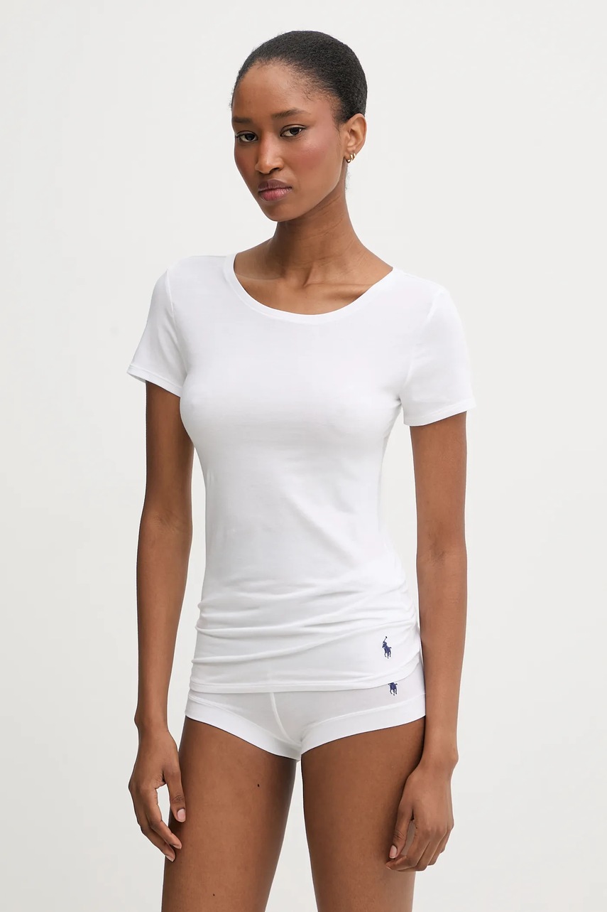 Levně Pyžamo Polo Ralph Lauren dámské, bílá barva, 4P0719