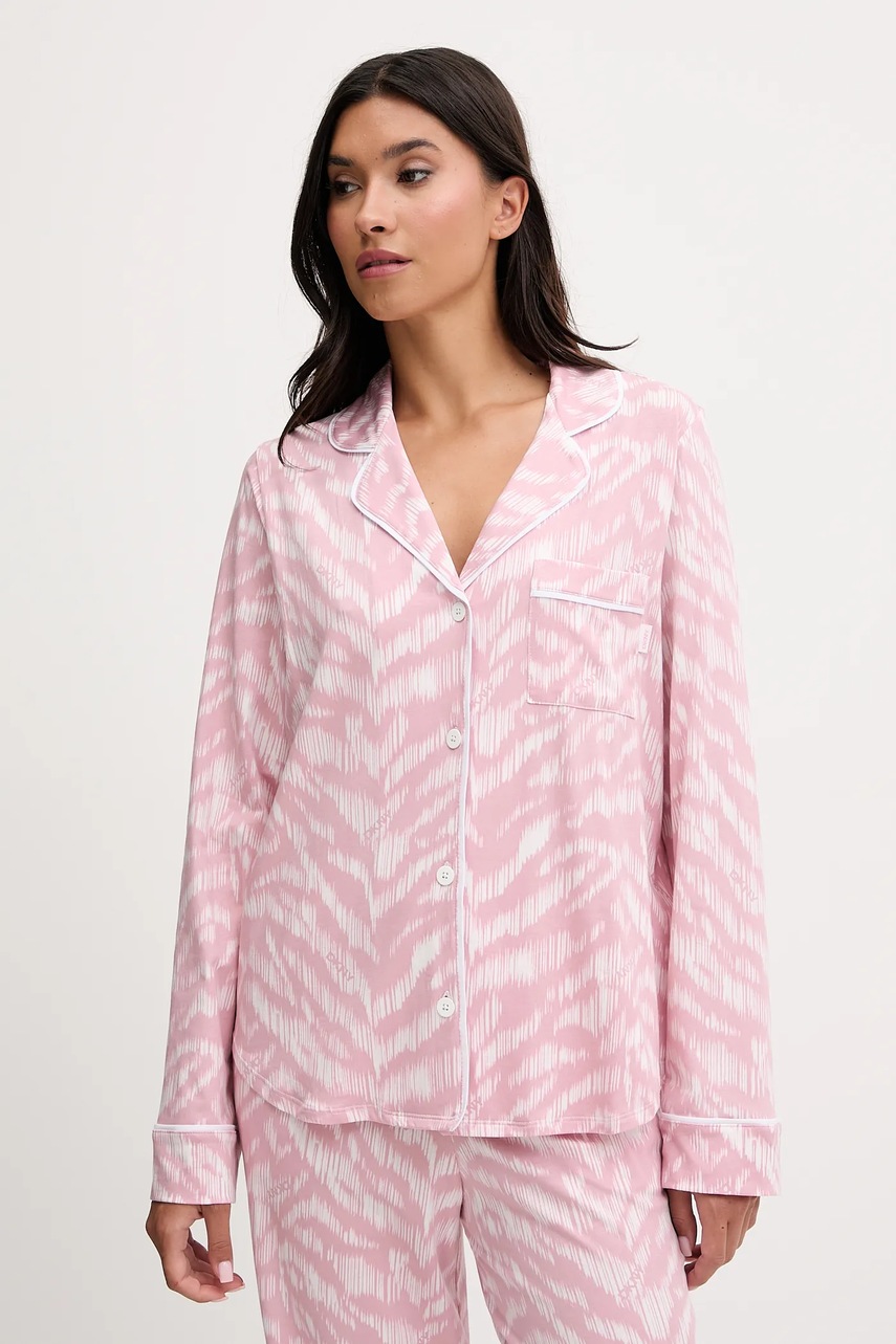 Пижама с добавлением хлопка Dkny цвет розовый YI80062