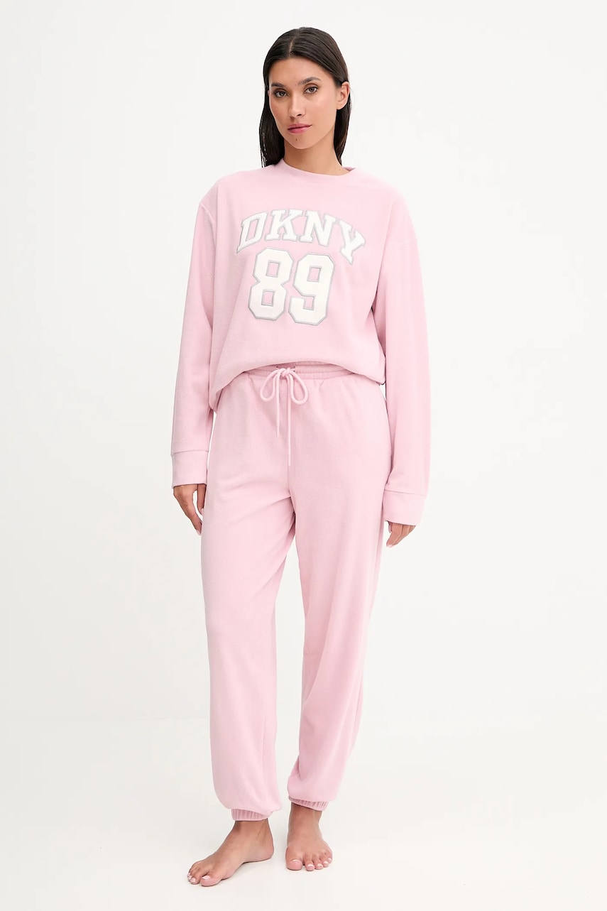 Dkny pijama culoarea roz, YI80066