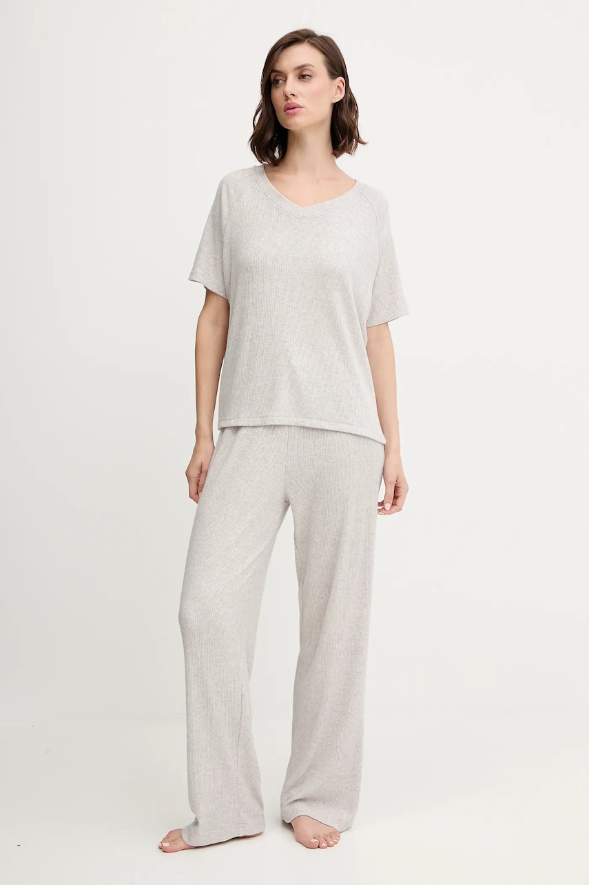 women'secret pijama culoarea gri, 4752536
