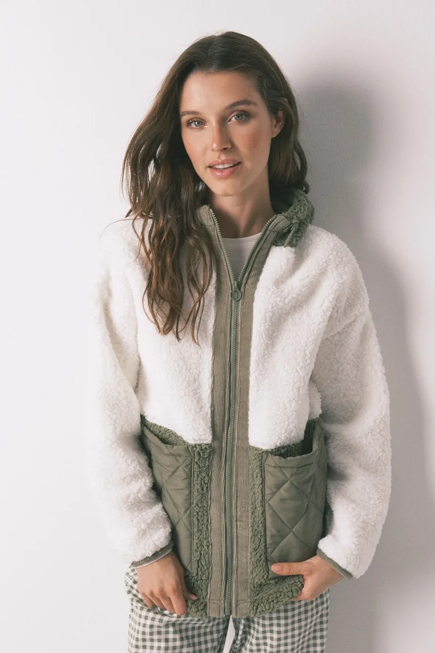 women'secret szlafrok kolor zielony 4412195