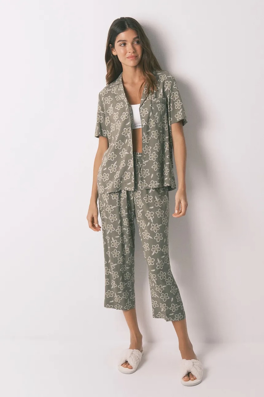 women\'secret pijama culoarea verde, 4852101