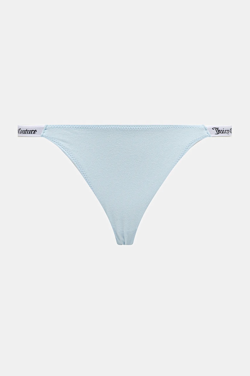 Juicy Couture tangá dámske s bavlnou 3 PK DEMI THNG 3-pak