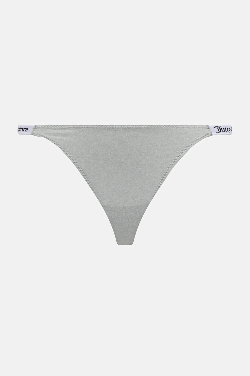 Juicy Couture tangá dámske s bavlnou 3 PK DEMI THNG 3-pak