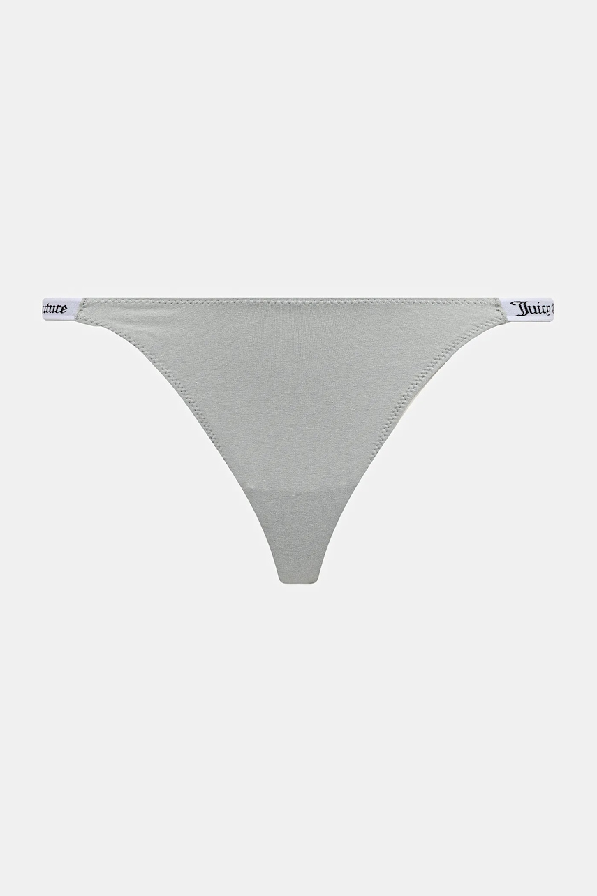 Juicy Couture tangá dámske s bavlnou 3 PK DEMI THNG 3-pak