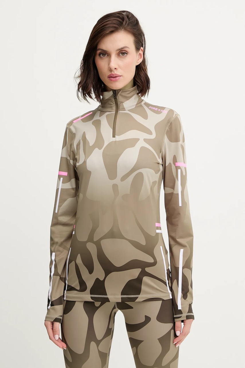 BOGNER Fire+Ice hanorac funcțional ILVY culoarea verde, 54567751