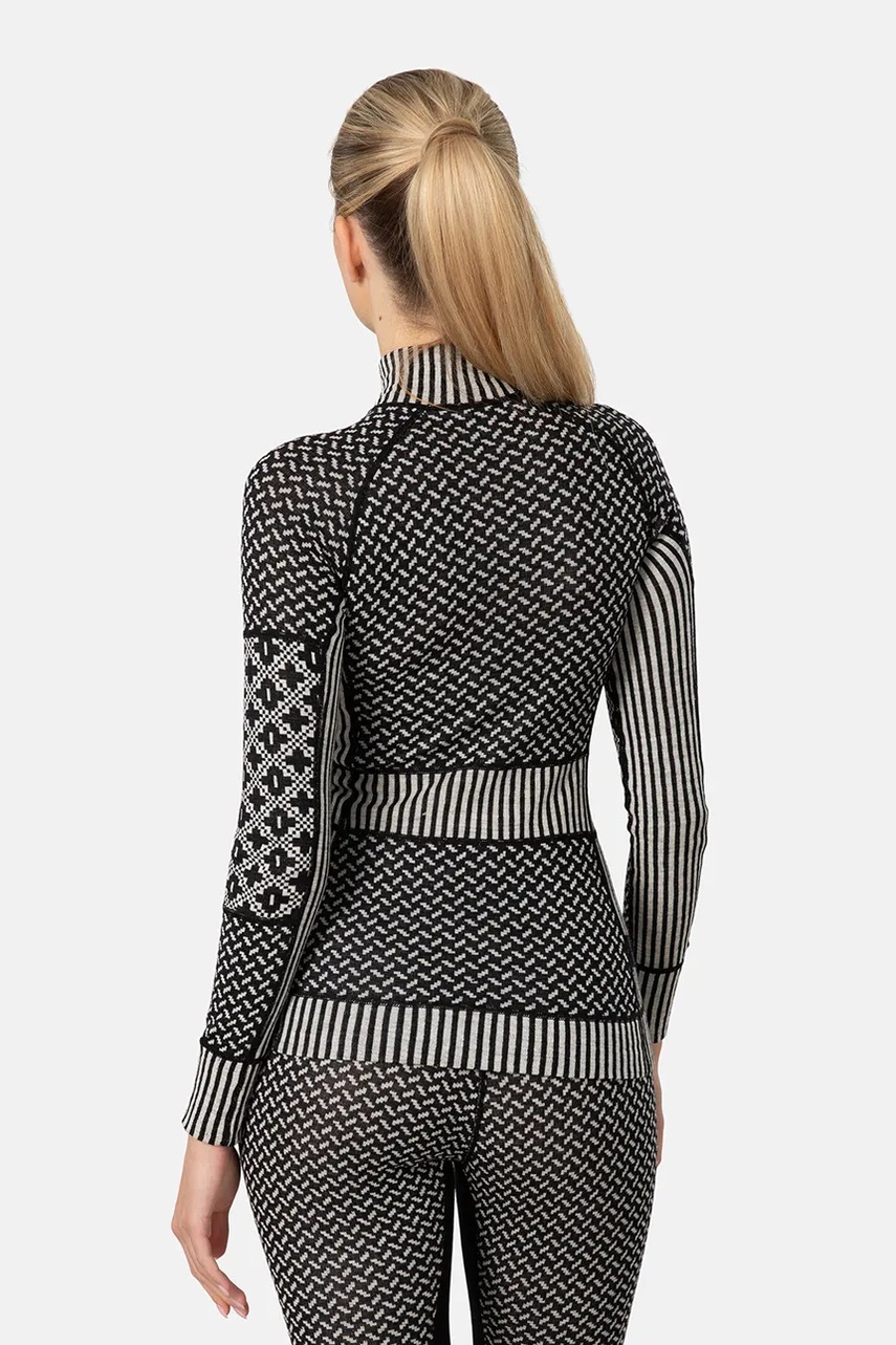 Ισοθερμικό μακρυμάνικο Kari Traa SMEKKER χρώμα: μαύρο, 622681 φωτογραφία