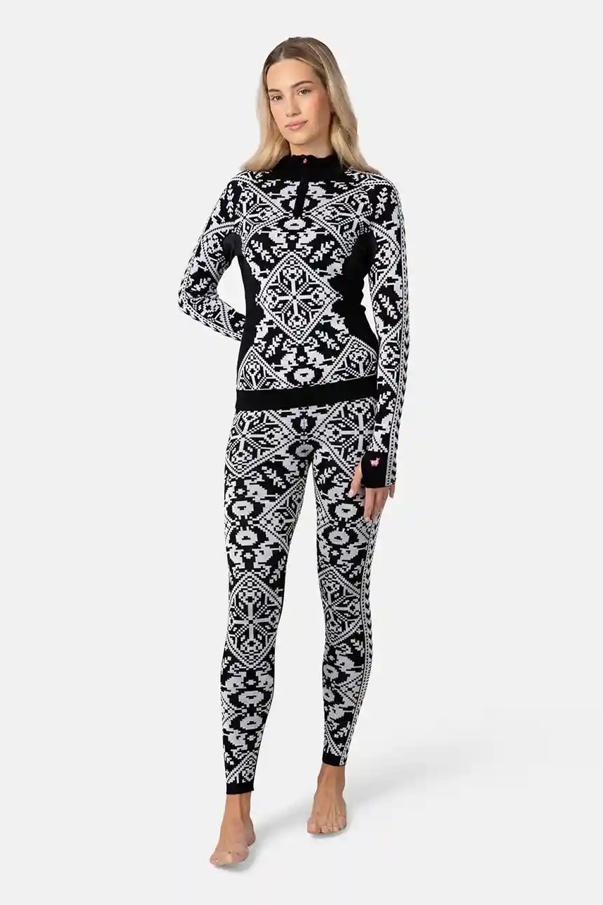 Ισοθερμικό κολάν Kari Traa SAGA χρώμα: μαύρο, 623832 φωτογραφία