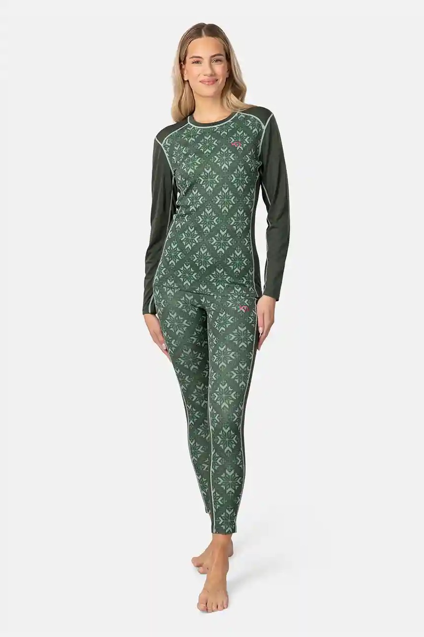 Ισοθερμικό κολάν Kari Traa ISELIN χρώμα: πράσινο, 623899 φωτογραφία