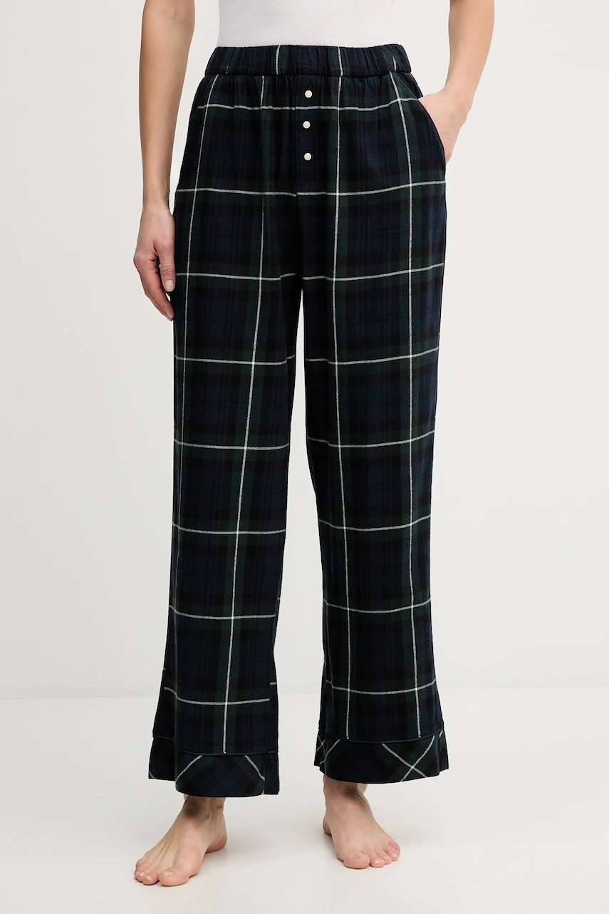 Abercrombie & Fitch pantaloni de pijama culoarea bleumarin, KI146-5128-312