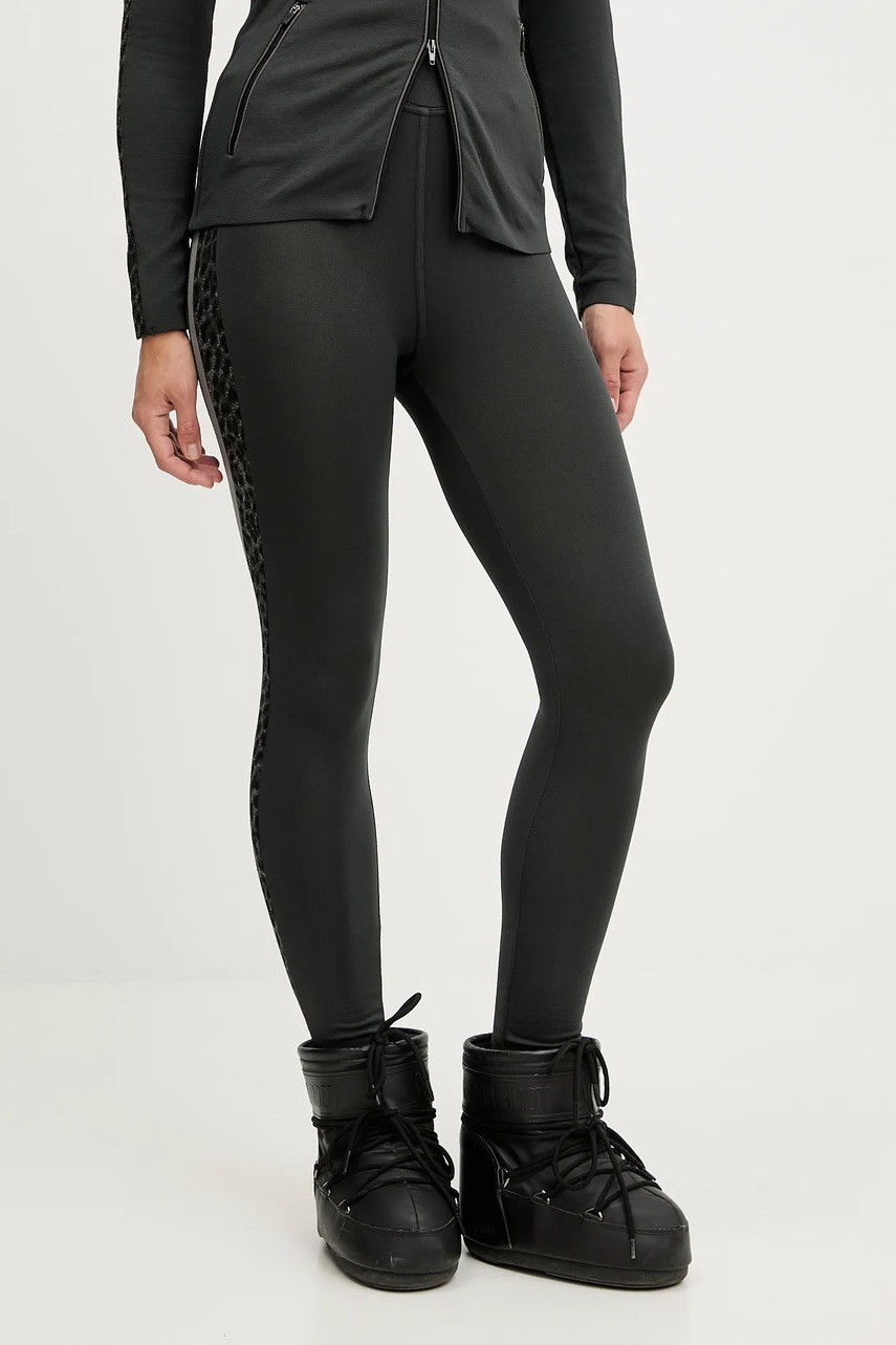 Levně Sportovní legíny Newland LADY LEGGINGS šedá barva, N46741.167
