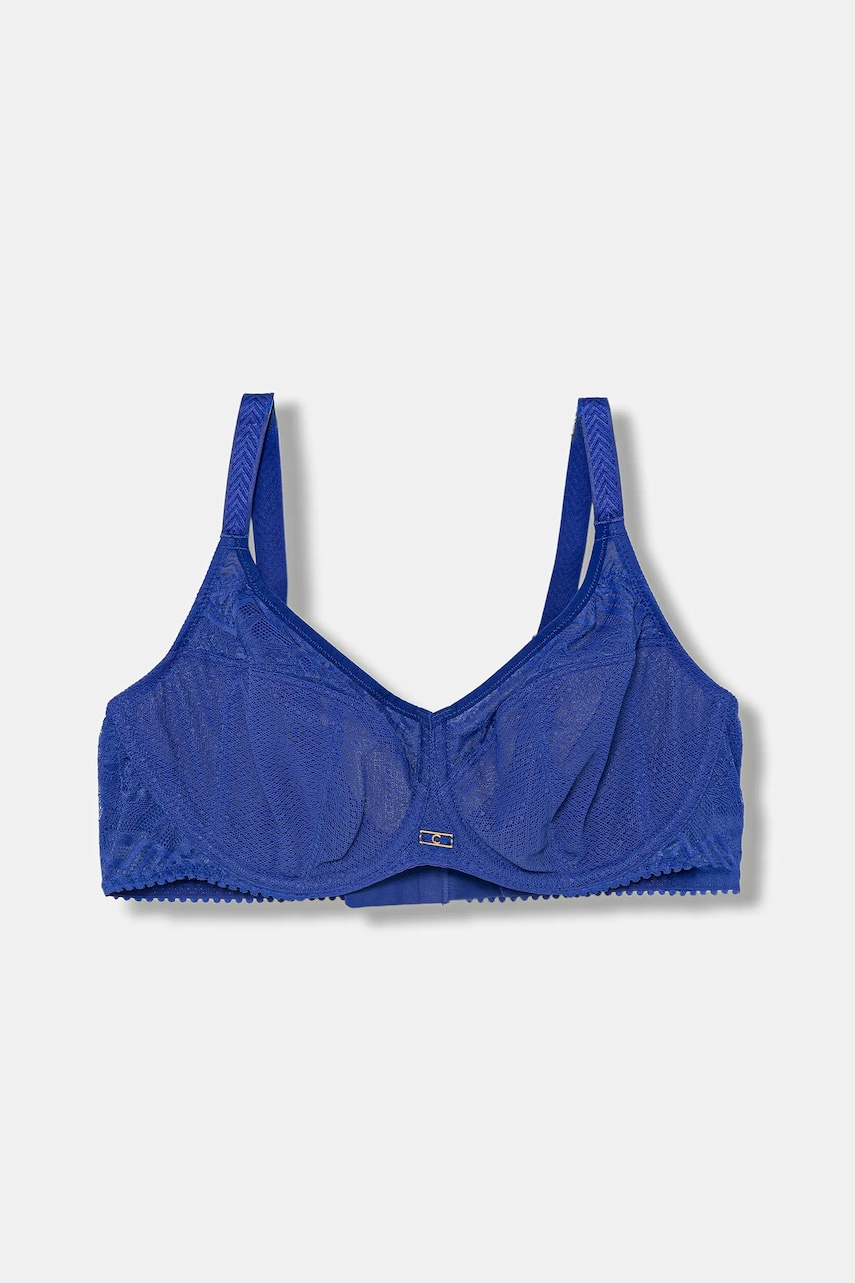 Chantelle sutien culoarea violet, dantelă, uni, C13XMU