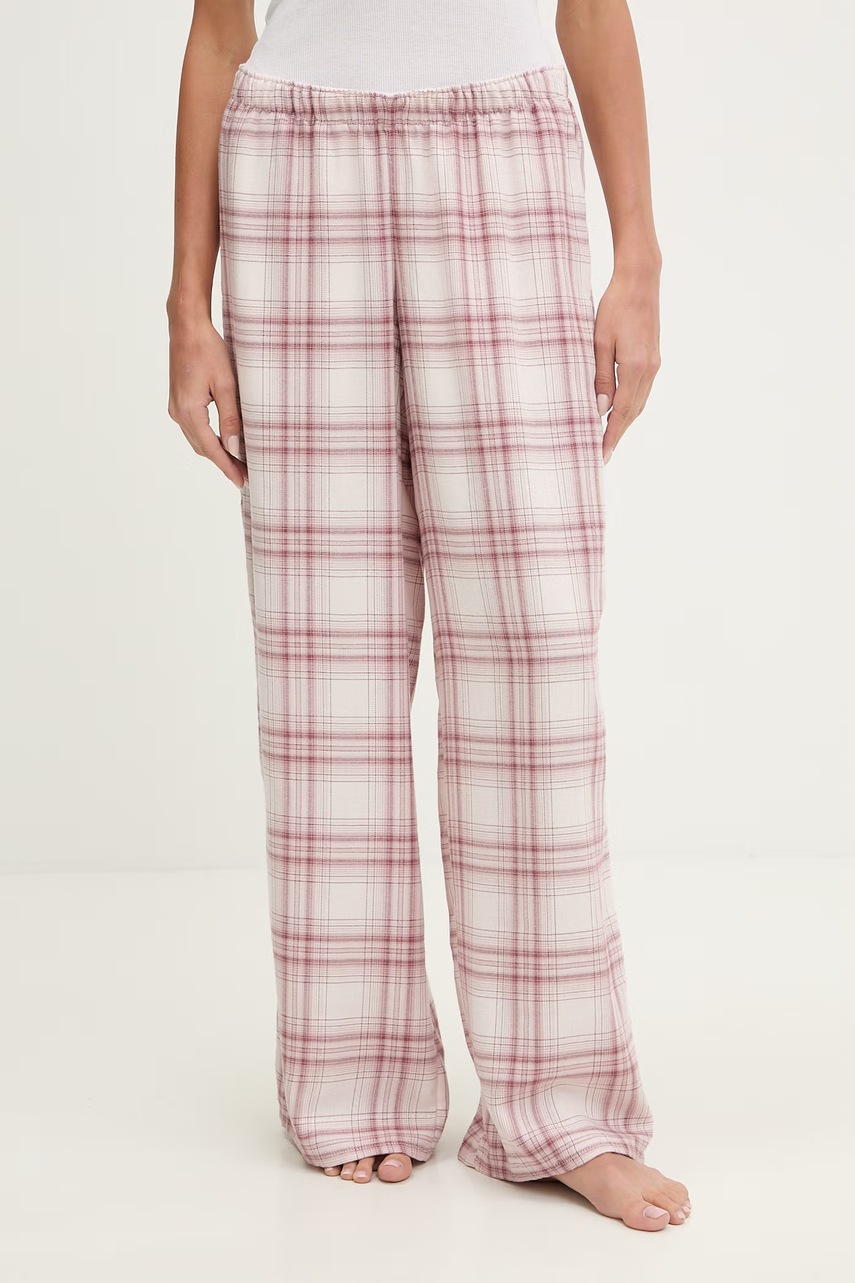 Hollister Co. pantaloni de pijama de damă cu vâscoză