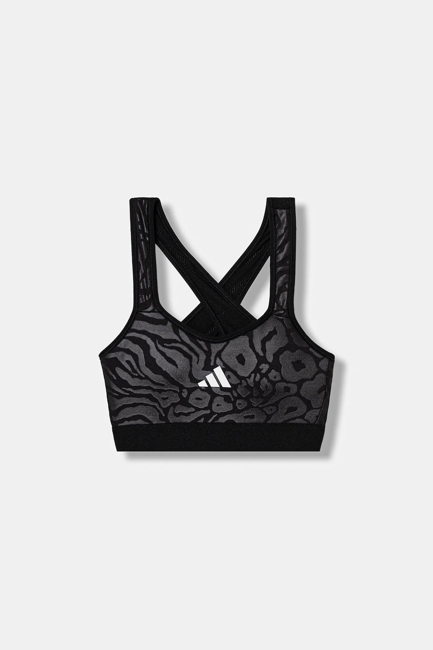 adidas sutien sport culoarea negru, JM3917