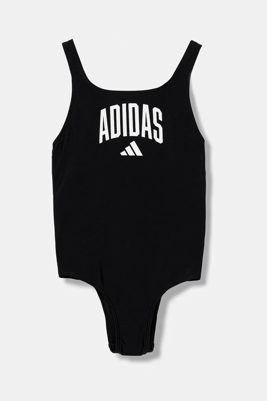 adidas Performance costum de baie dintr-o bucată pentru copii culoarea negru, JM3940