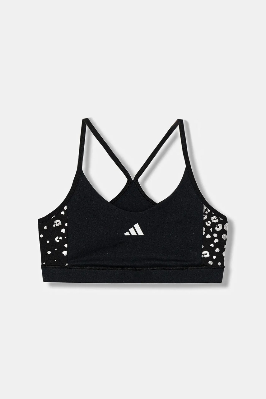 Детский бюстгальтер adidas цвет чёрный JM5944 Детский бюстгальтер adidas цвет чёрный JM5944