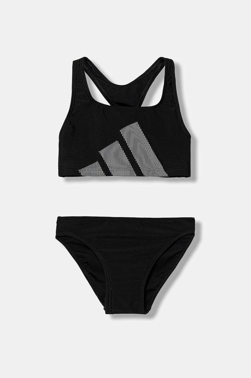 adidas Performance costum de baie pentru copii din două piese culoarea negru, JM8173