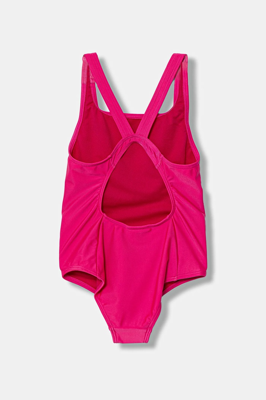 Детский слитный купальник adidas Performance цвет розовый JX5646