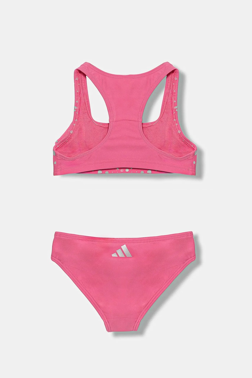 Детский раздельный купальник adidas Performance цвет розовый JM8186
